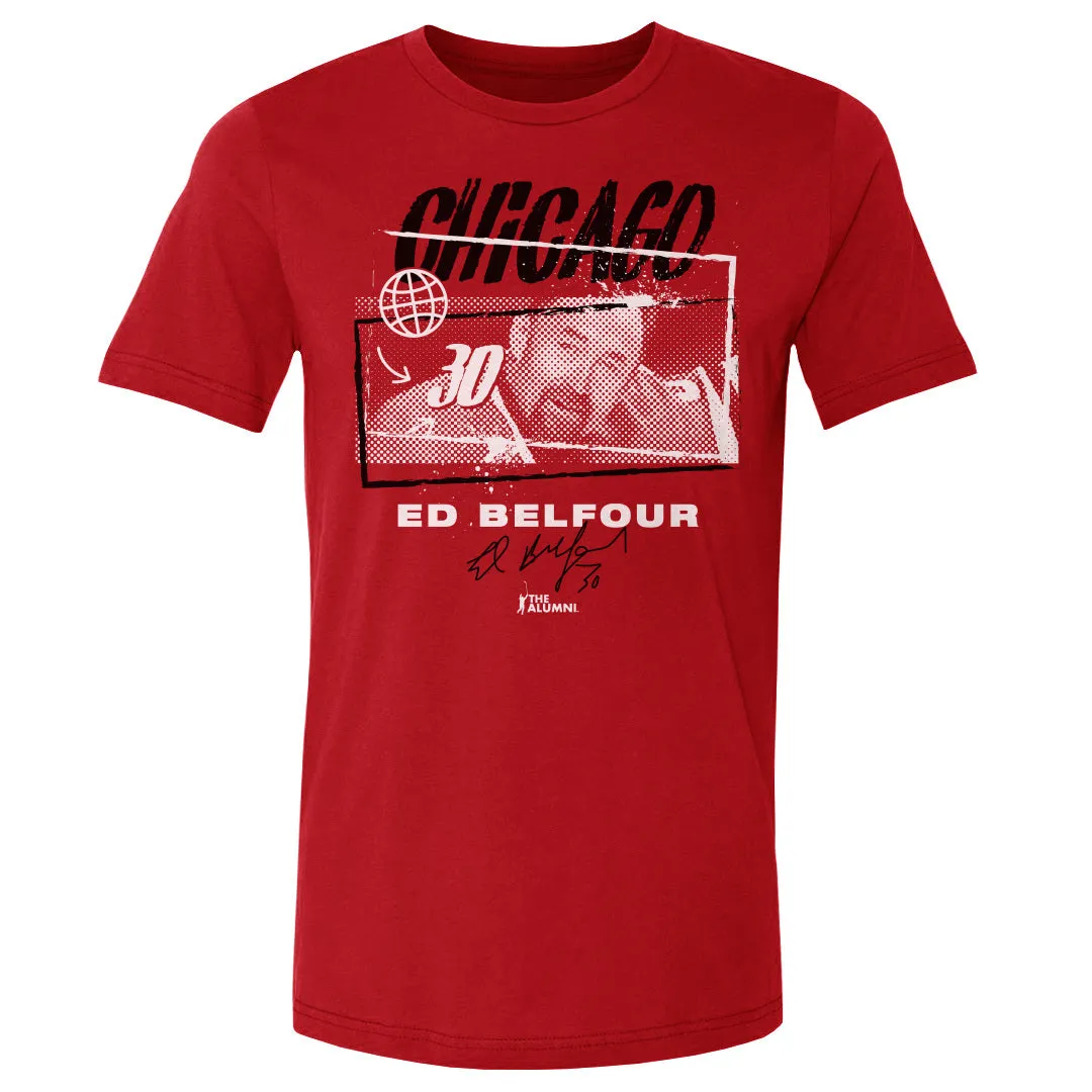 Ed Belfour Chicago Tones WHT sold by 500 Level product image thumbnail 2