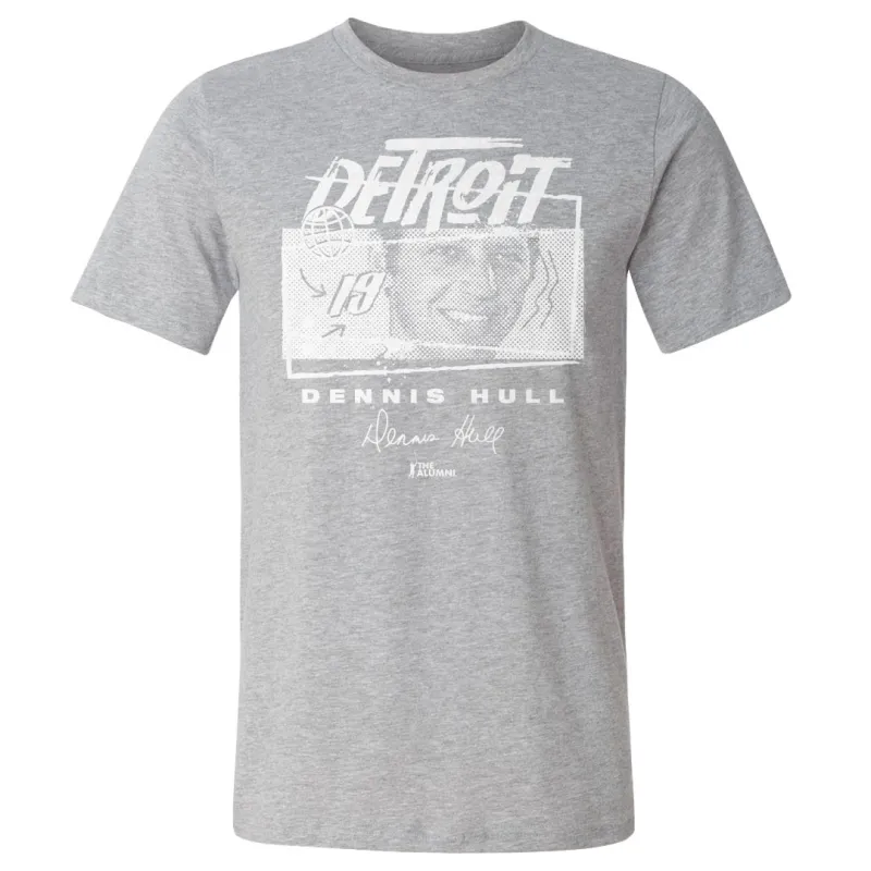 Dennis Hull Detroit Tones WHT sold by 500 Level