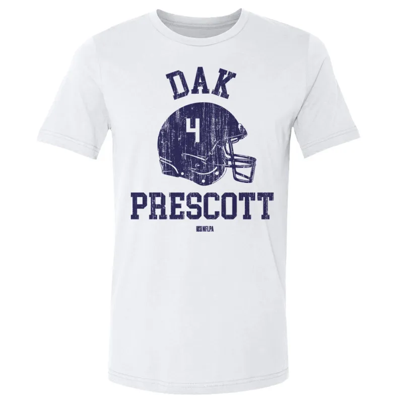 Dak Prescott Dallas Helmet Font sold by 500 Level