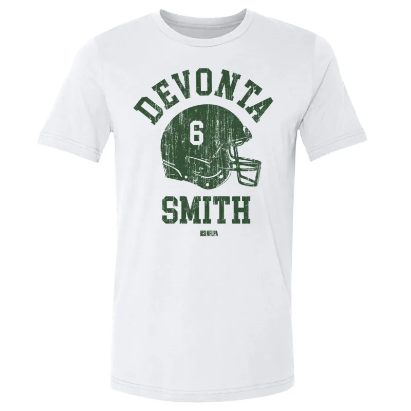 DeVonta Smith Philadelphia Helmet Font sold by 500 Level