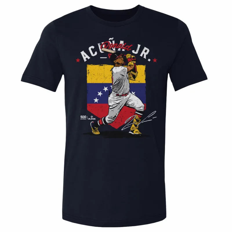 Ronald Acuna Jr. Atlanta Country Flag WHT sold by 500 Level