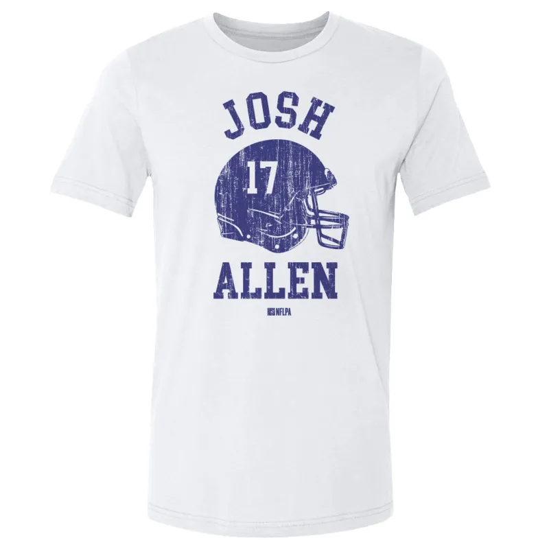 Josh Allen Buffalo Helmet Font sold by 500 Level