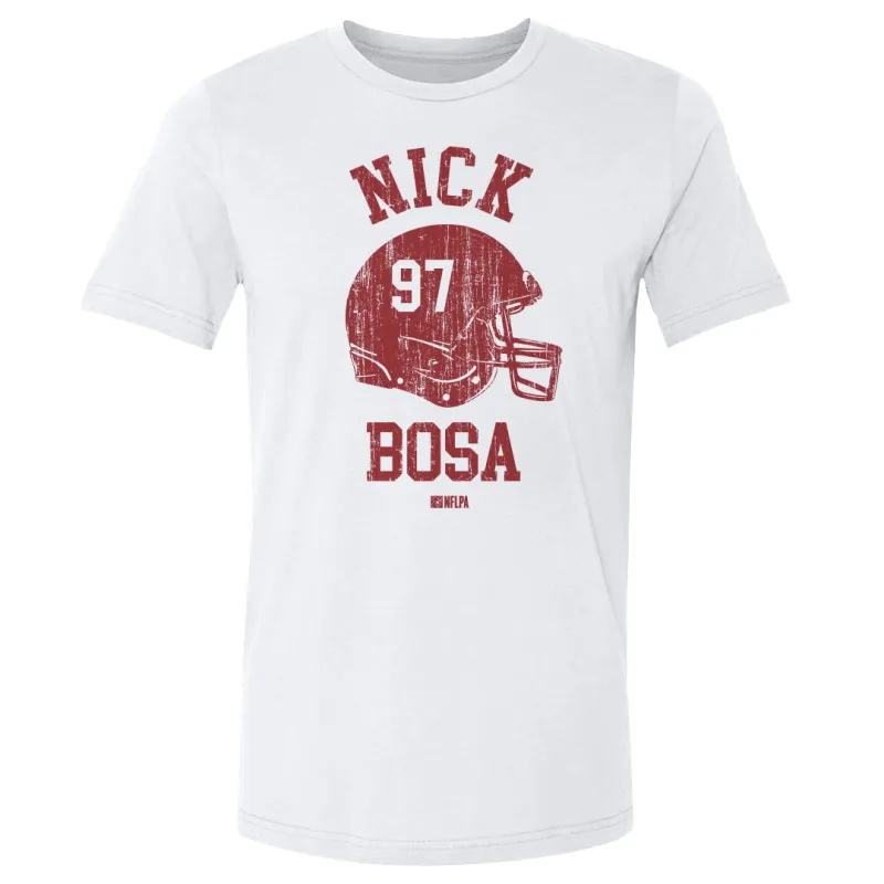 Nick Bosa San Francisco Helmet Font sold by 500 Level