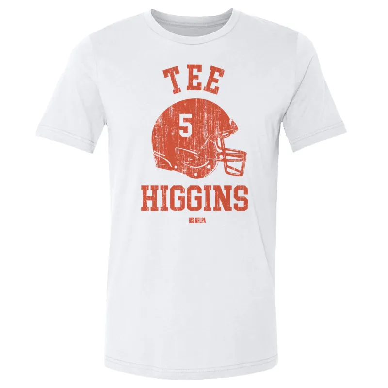 Tee Higgins Cincinnati Helmet Font sold by 500 Level