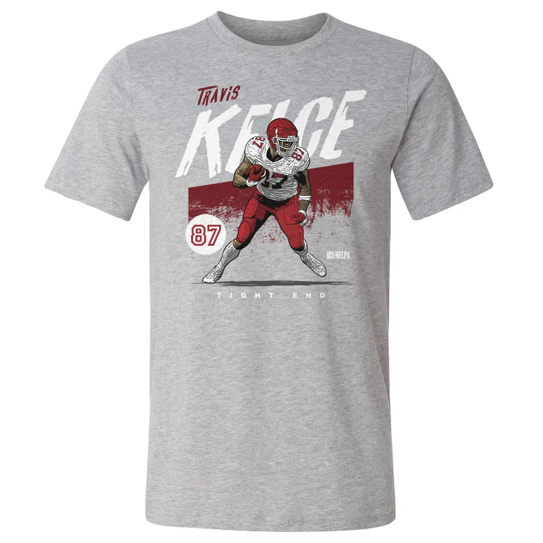Travis Kelce Kansas City Grunge WHT sold by 500 Level