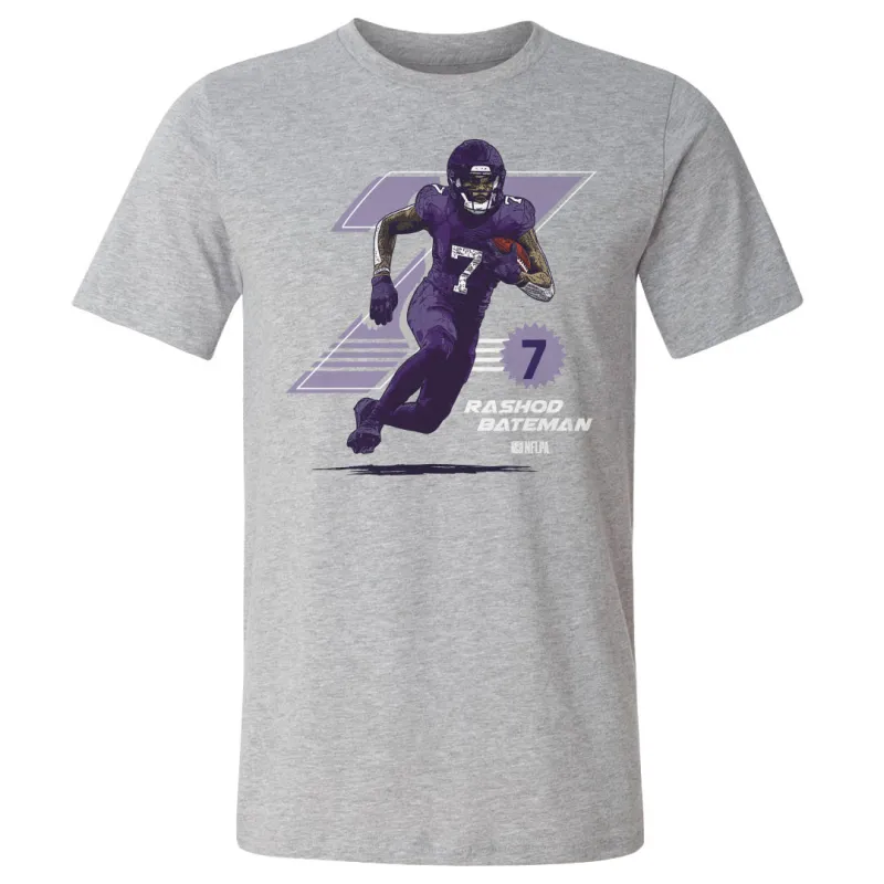 Rashod Bateman Baltimore Fast Type WHT sold by 500 Level