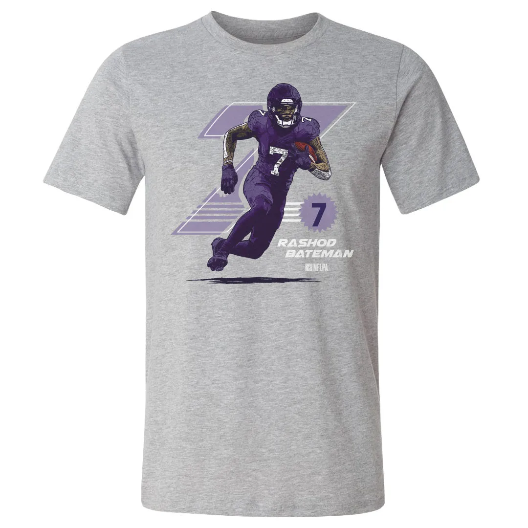 Rashod Bateman Baltimore Fast Type WHT sold by 500 Level