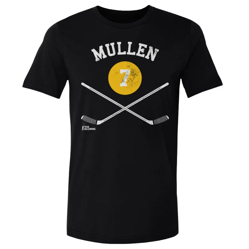 Joe Mullen Pittsburgh 7 Sticks WHT sold by 500 Level