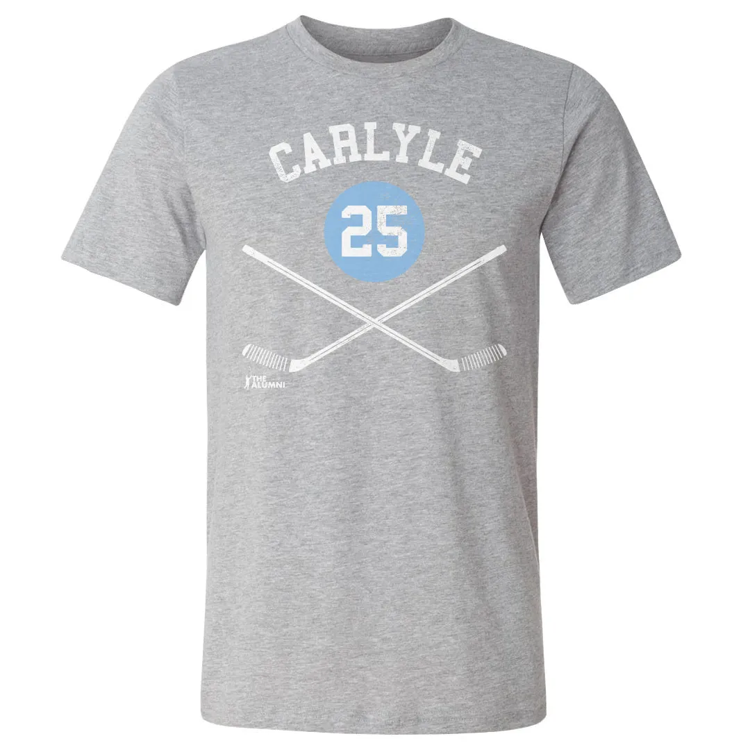 Randy Carlyle Pittsburgh 25 Sticks WHT sold by 500 Level