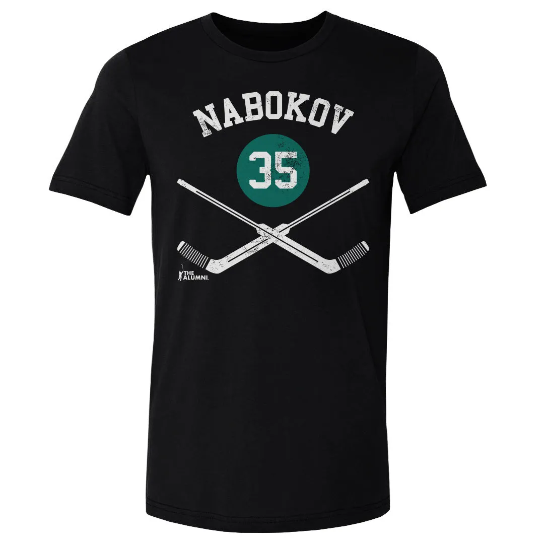 Evgeni Nabokov San Jose 35 Goalie Sticks WHT sold by 500 Level product image thumbnail 2