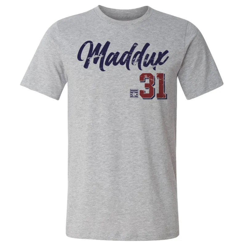 Greg Maddux Atlanta Script sold by 500 Level