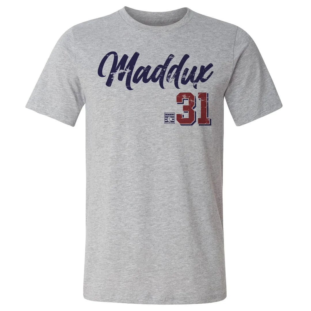 Greg Maddux Atlanta Script sold by 500 Level