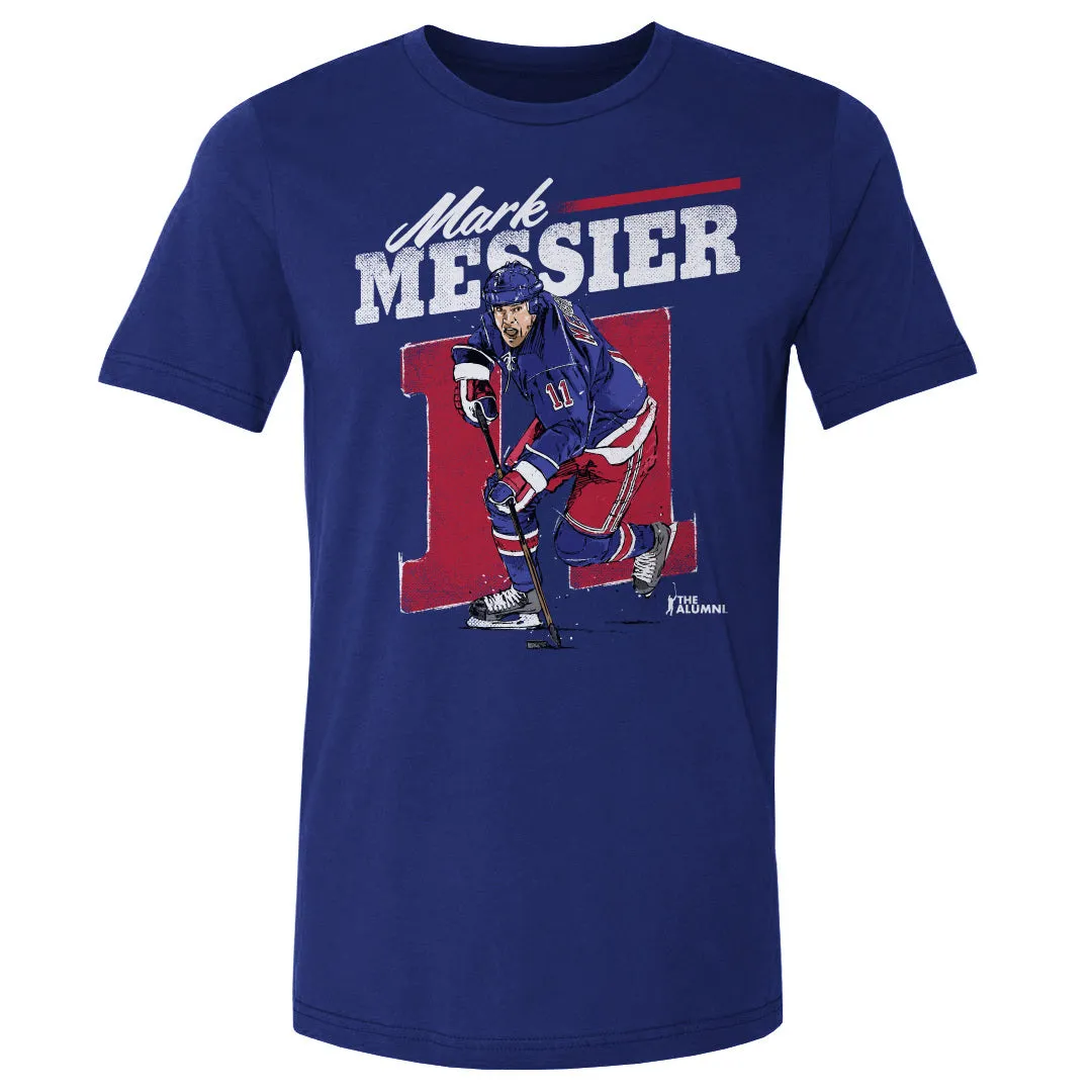 Mark Messier New York R Retro WHT sold by 500 Level