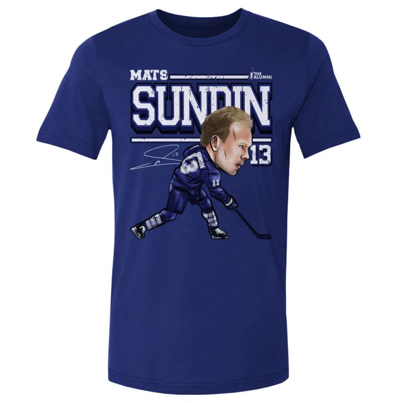 Mats Sundin Toronto Cartoon WHT sold by 500 Level
