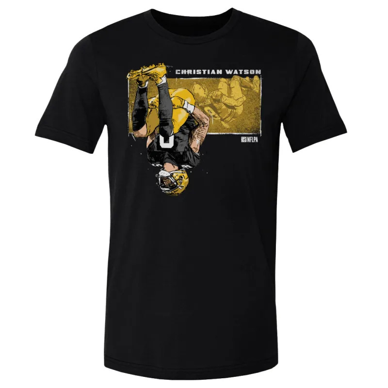 Christian Watson Green Bay Highlight Backflip WHT sold by 500 Level