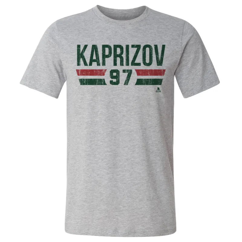 Kirill Kaprizov Minnesota Font sold by 500 Level