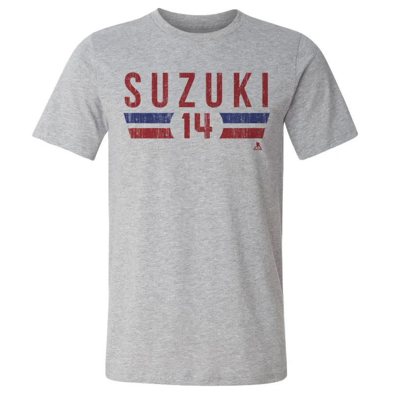 Nick Suzuki Montreal Font sold by 500 Level