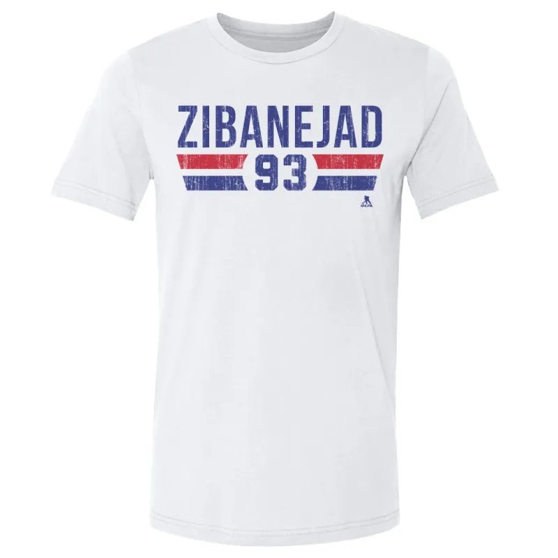 Mika Zibanejad New York R Font sold by 500 Level