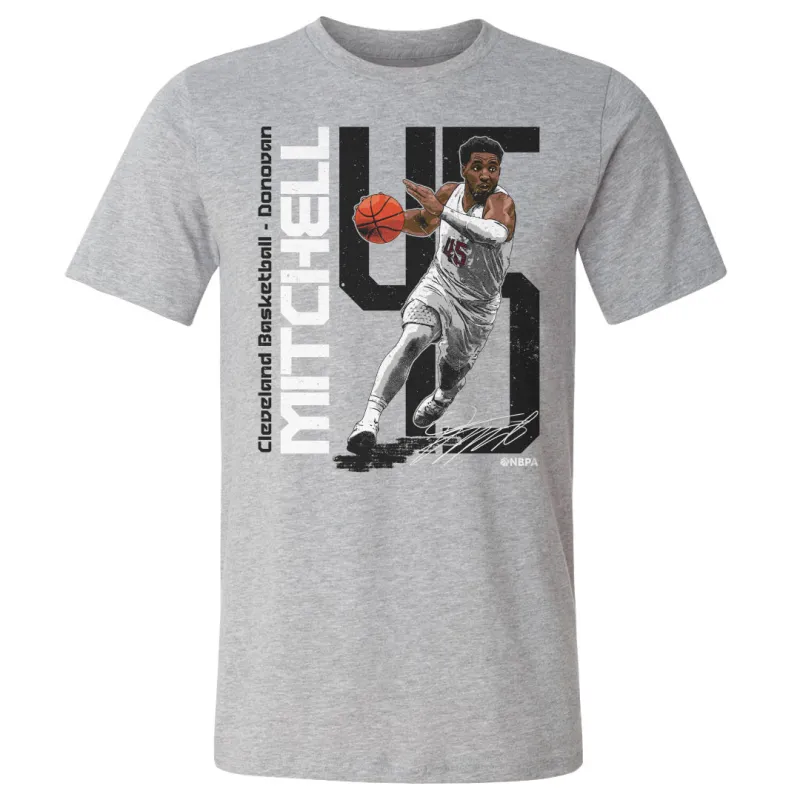 Donovan Mitchell Cleveland Vertical WHT made by 500 Level