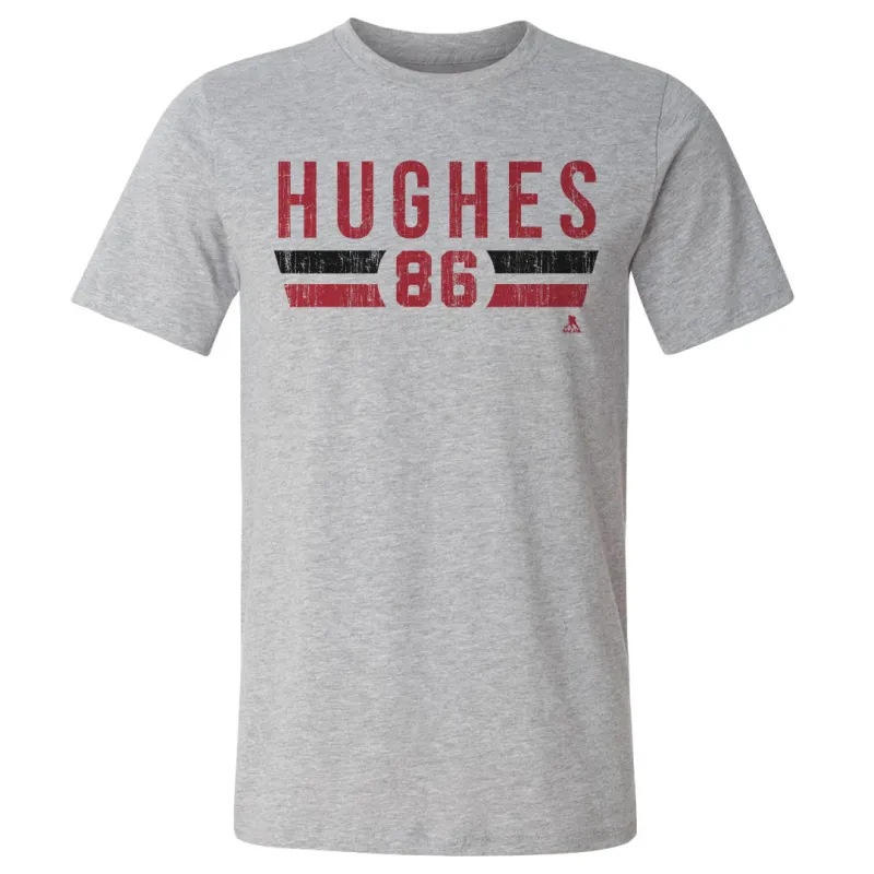 Jack Hughes New Jersey Font sold by 500 Level