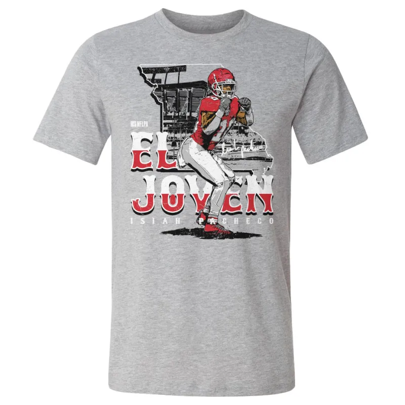 Isiah Pacheco Kansas City El Joven WHT sold by 500 Level