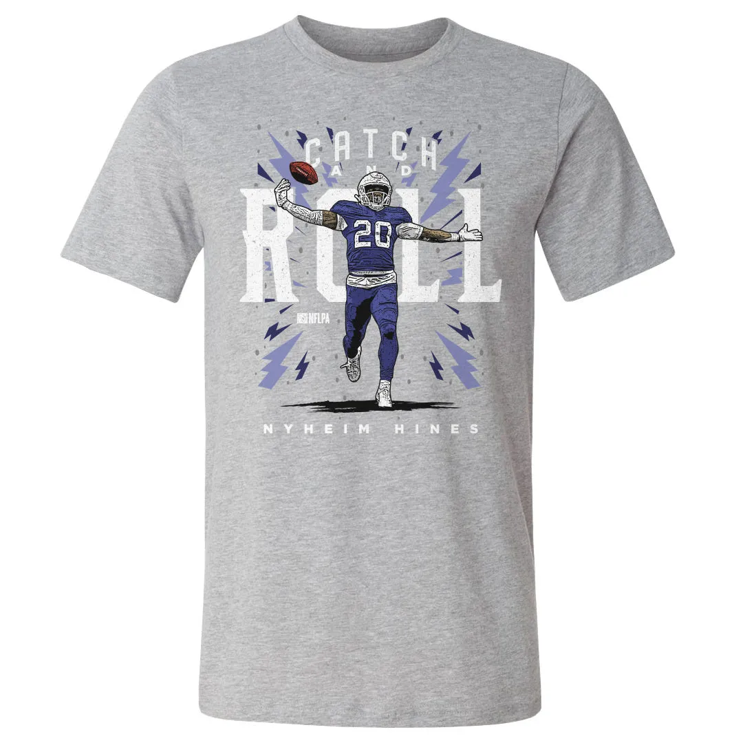 Nyheim Hines Buffalo Catch & Roll WHT sold by 500 Level product image thumbnail 2