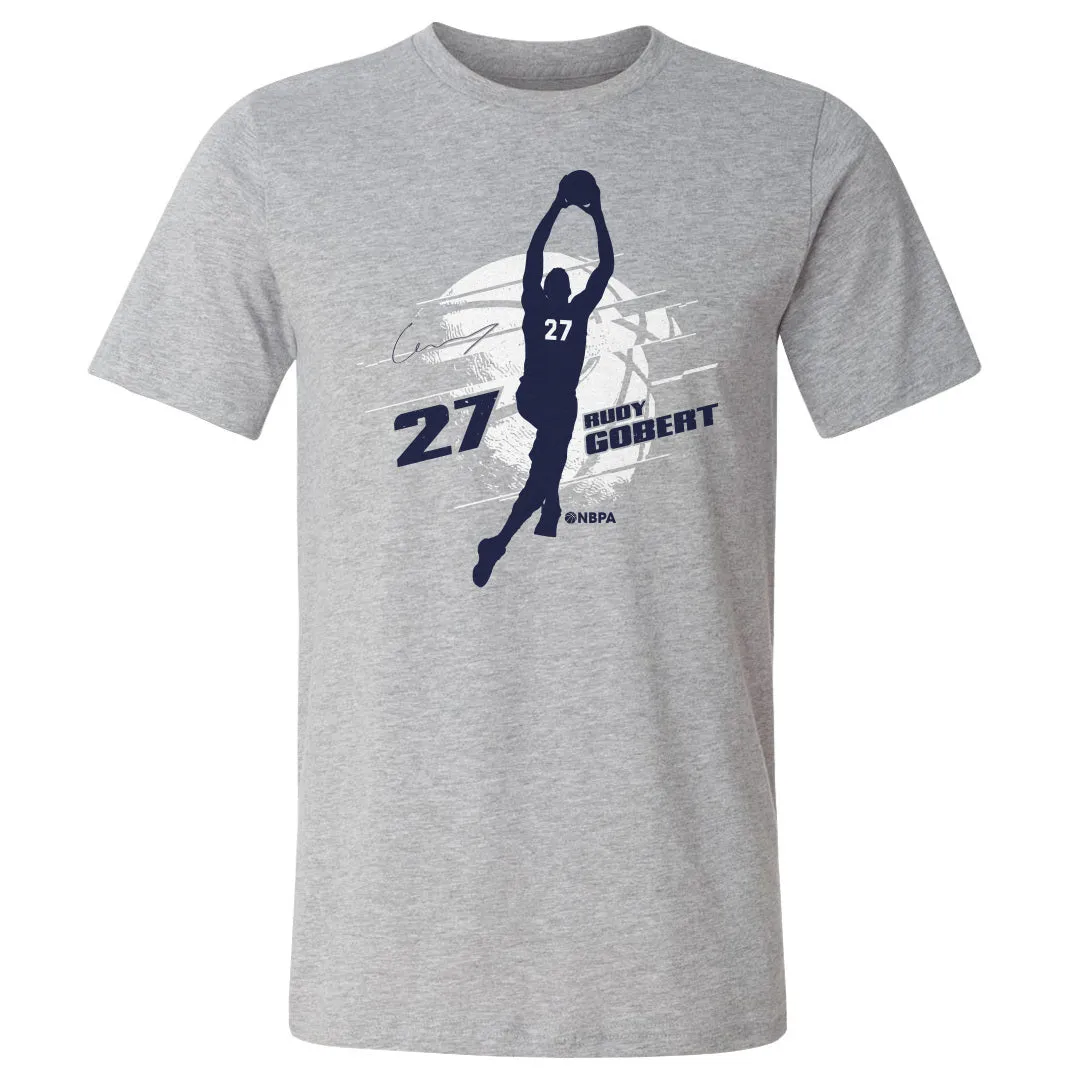 Rudy Gobert Minnesota Silhouette WHT sold by 500 Level