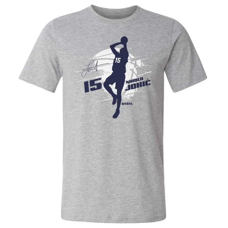 Nikola Jokic Denver Silhouette WHT sold by 500 Level