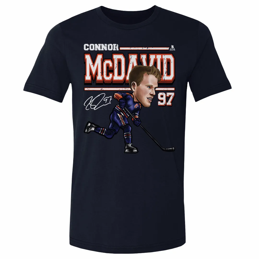 Connor McDavid Edmonton Cartoon WHT sold by 500 Level