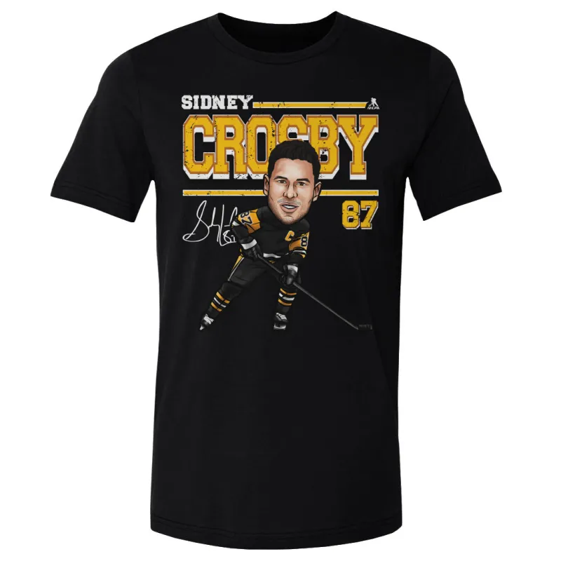 Sidney Crosby Pittsburgh Cartoon WHT sold by 500 Level