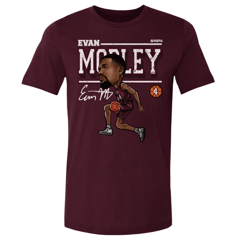 Evan Mobley Cleveland Cartoon WHT sold by 500 Level