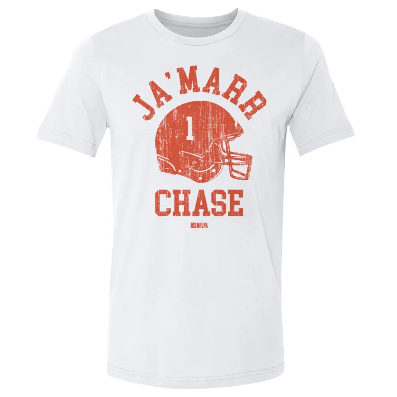 Ja'Marr Chase Cincinnati Helmet Font sold by 500 Level