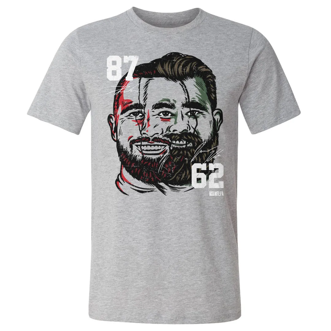 Jason Kelce & Travis Kelce Face WHT sold by 500 Level