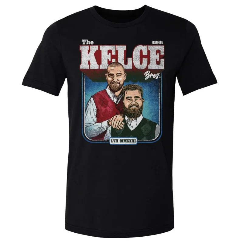 Jason Kelce & Travis Kelce The Kelce Bros WHT sold by 500 Level
