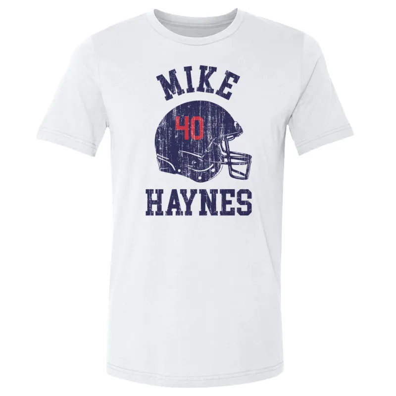 Mike Haynes New England Helmet Font sold by 500 Level