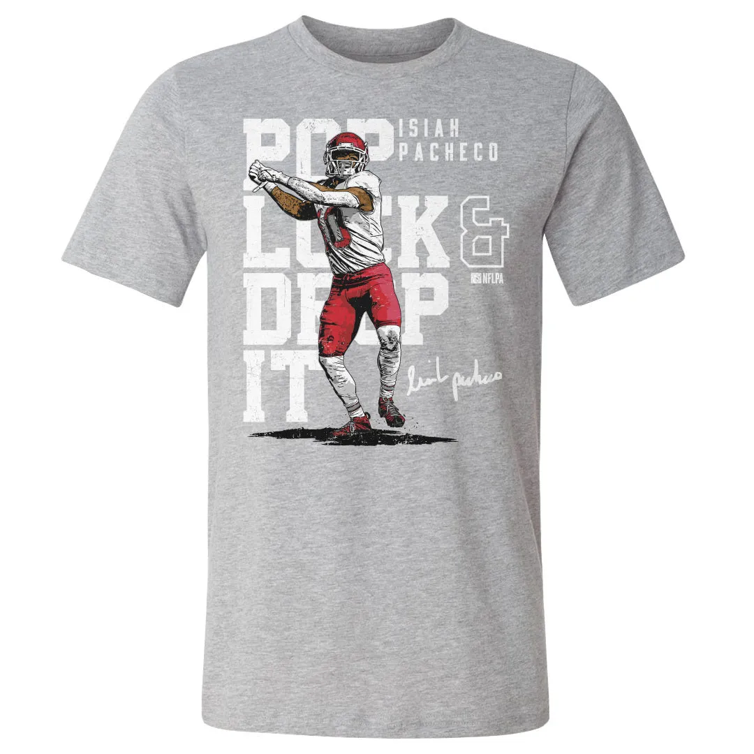 Isiah Pacheco Kansas City Pop Lock & Drop It WHT sold by 500 Level