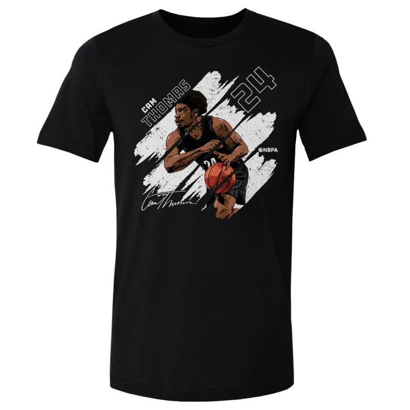 Cam Thomas Brooklyn Stripes WHT sold by 500 Level