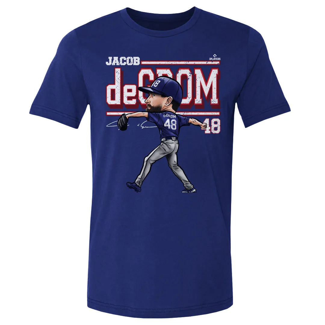 Jacob DeGrom Texas Cartoon WHT sold by 500 Level product image thumbnail 2