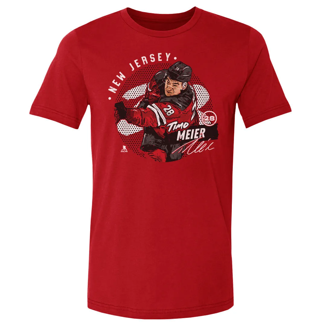 Timo Meier New Jersey Dots WHT sold by 500 Level