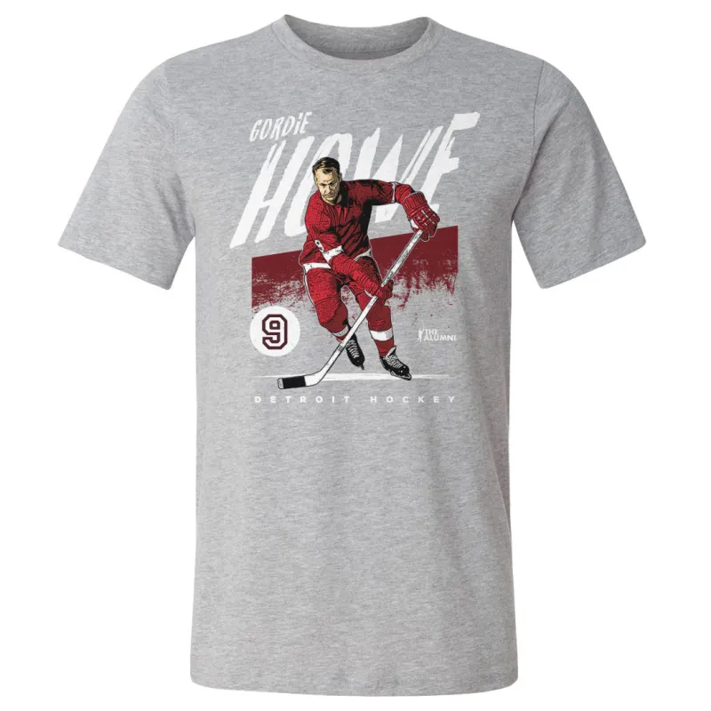 Gordie Howe Detroit Grunge WHT sold by 500 Level