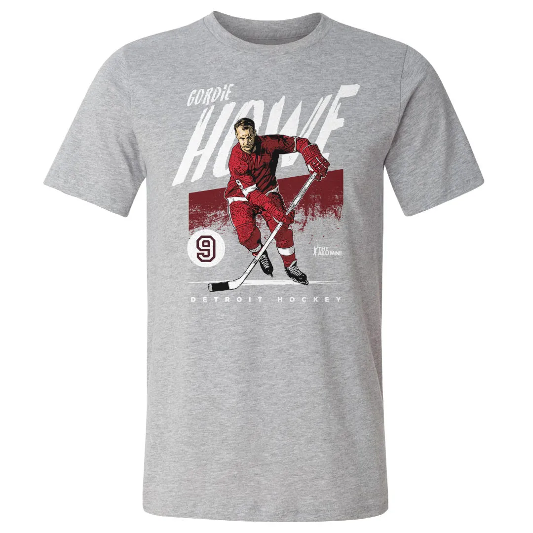 Gordie Howe Detroit Grunge WHT sold by 500 Level