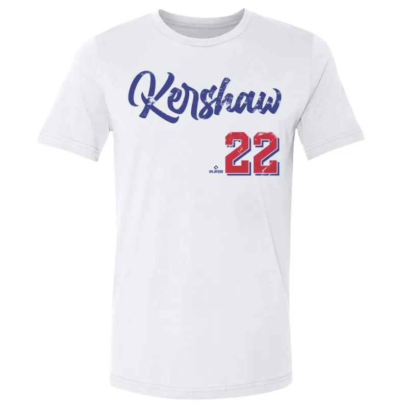 Clayton Kershaw Los Angeles D Script sold by 500 Level