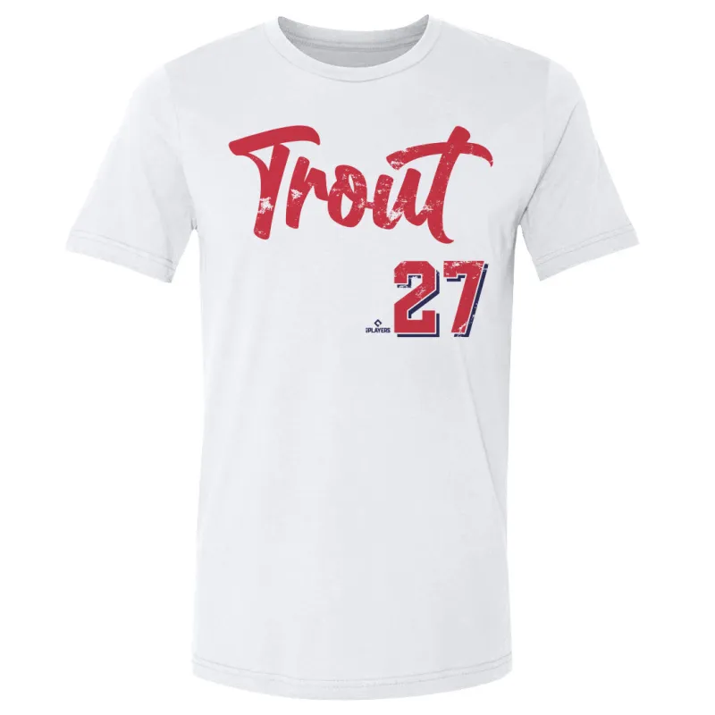 Mike Trout Los Angeles A Script sold by 500 Level
