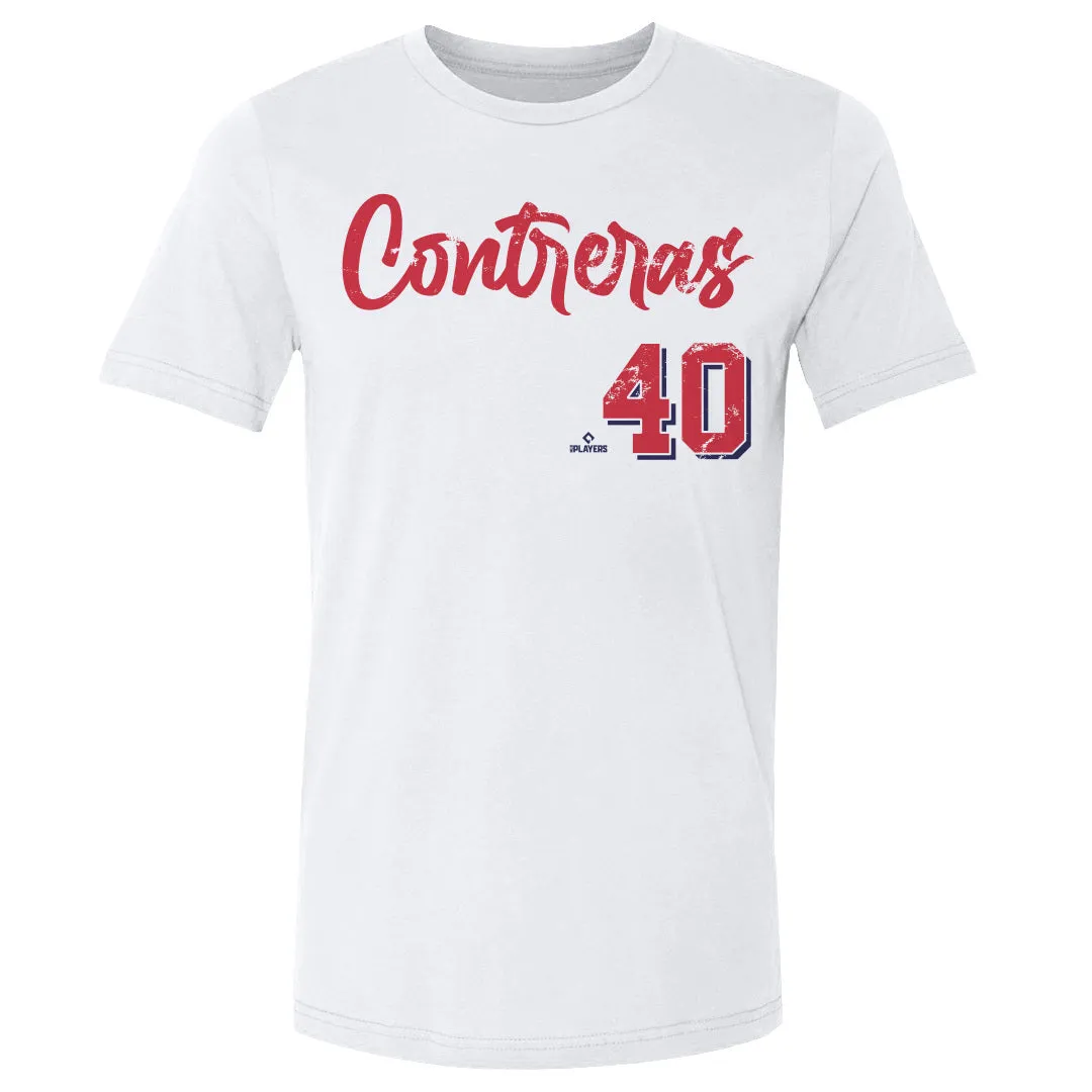 Willson Contreras St. Louis Script sold by 500 Level