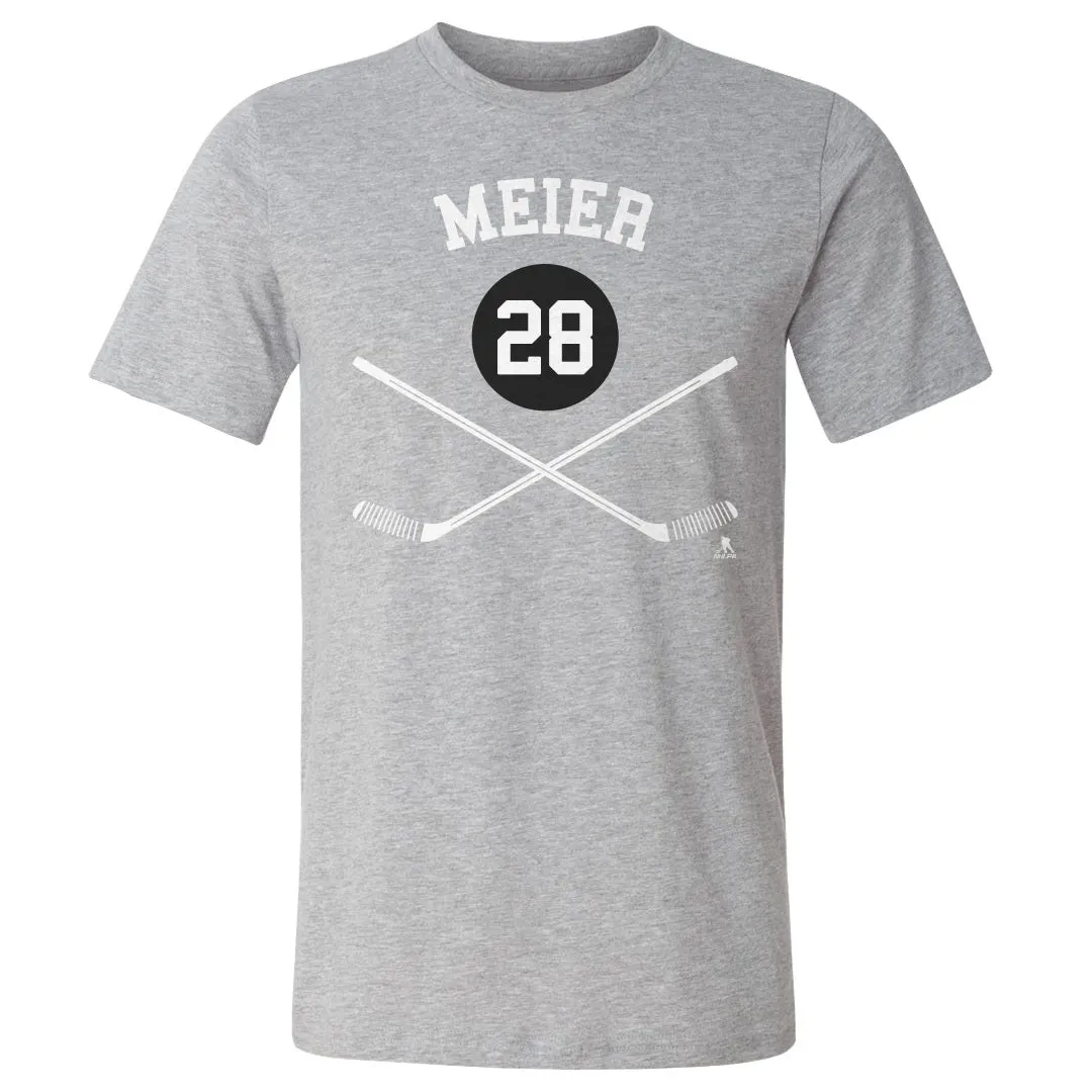 Timo Meier New Jersey Sticks WHT sold by 500 Level product image thumbnail 2