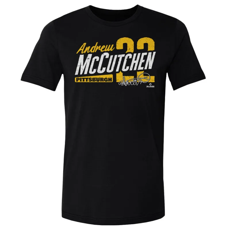 Andrew McCutchen Pittsburgh Type Slant WHT sold by 500 Level