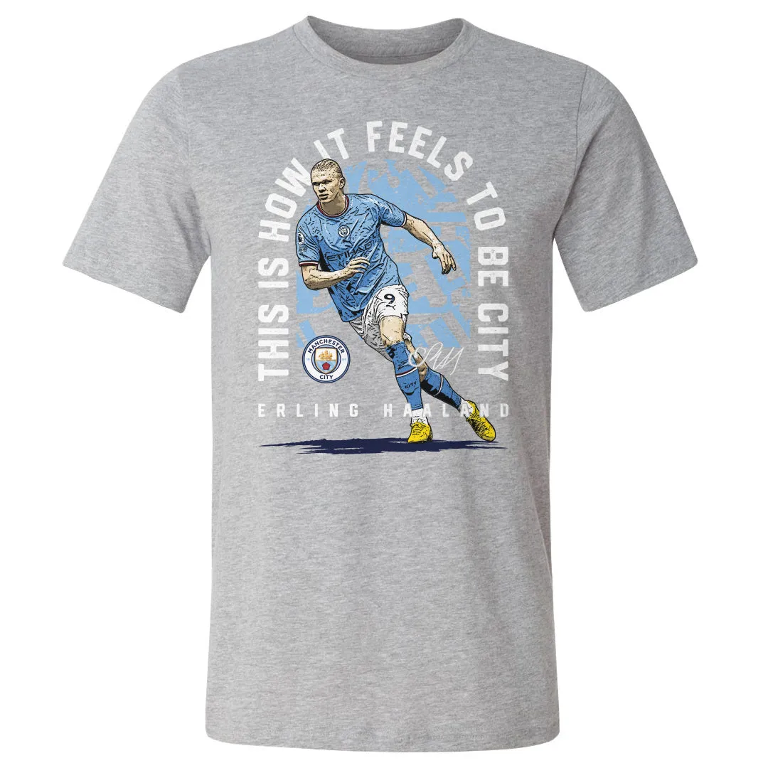 Erling Haaland Manchester City To Be City WHT sold by 500 Level