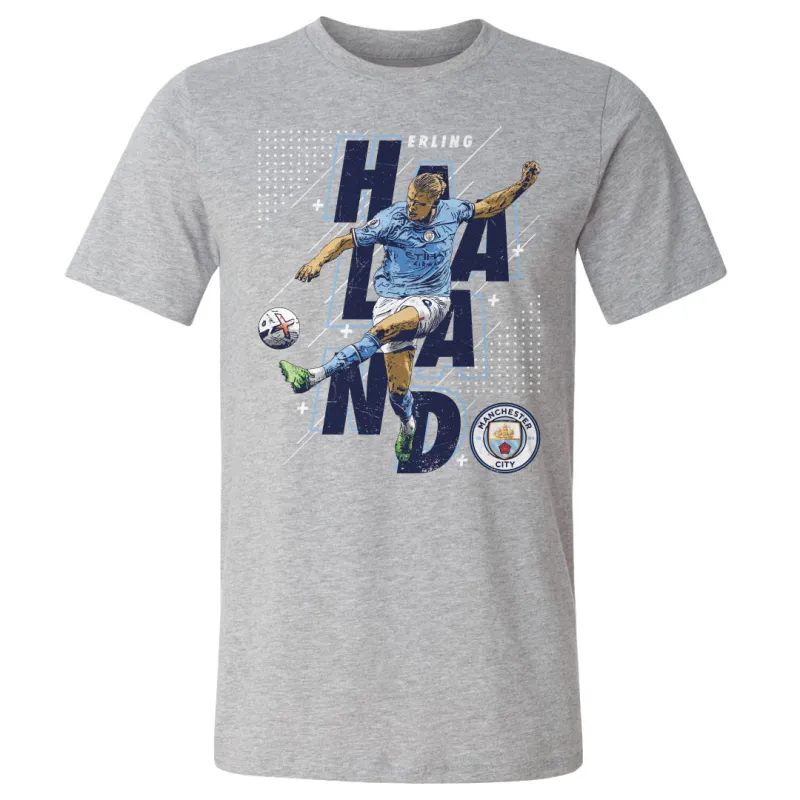 Erling Haaland Manchester City Abstract Name WHT sold by 500 Level