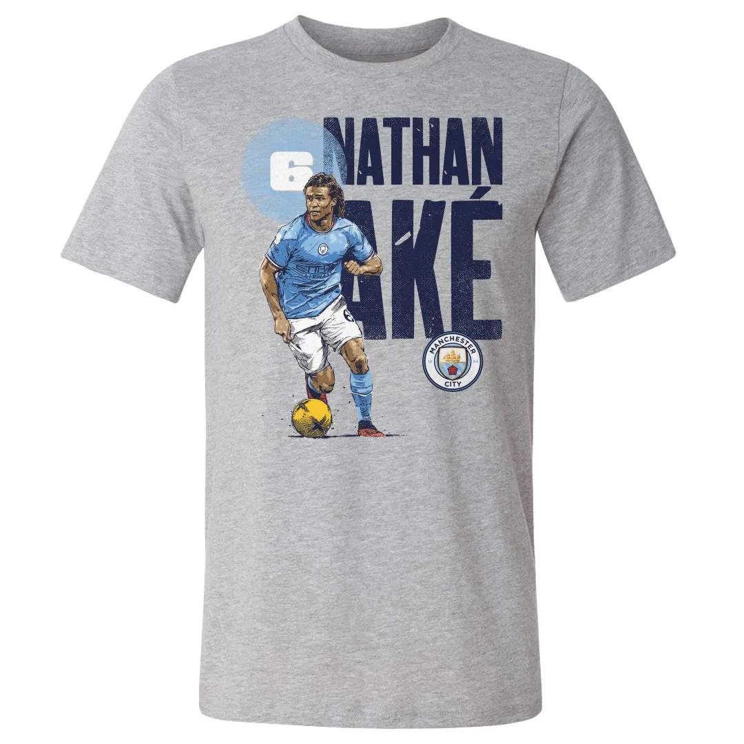 Nathan Ake Manchester City Bold WHT sold by 500 Level