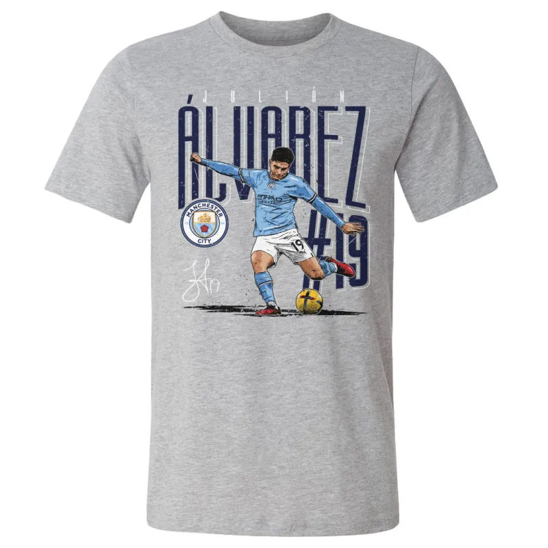 Julian Alvarez Manchester City Dash WHT made by 500 Level
